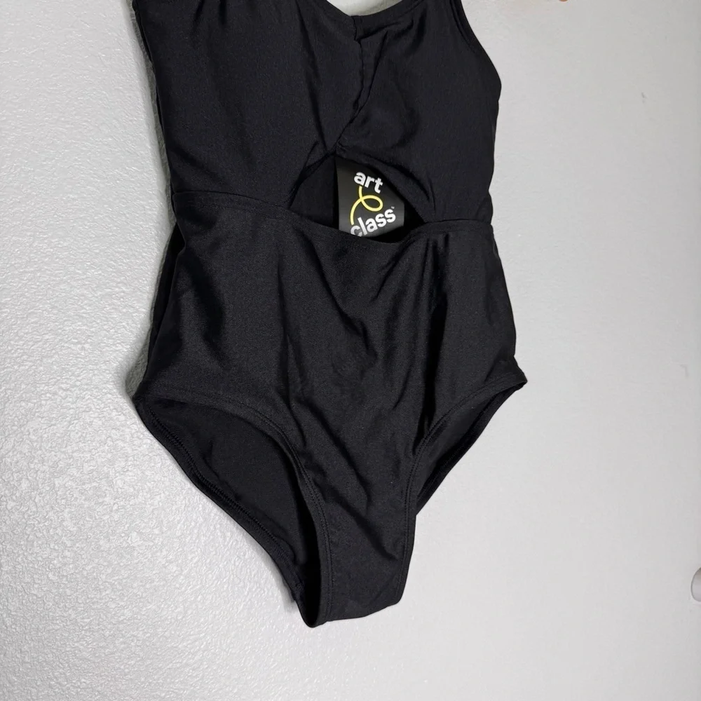 New Art Class One Piece Swimsuit Girls Size Large (10/12) in Black
